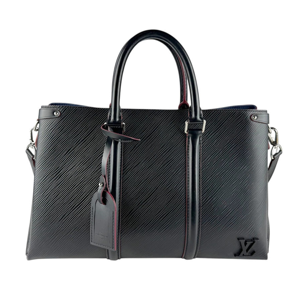 Louis Vuitton 2way Shoulder Bag Epi Soufflot NV Leather Noir Black